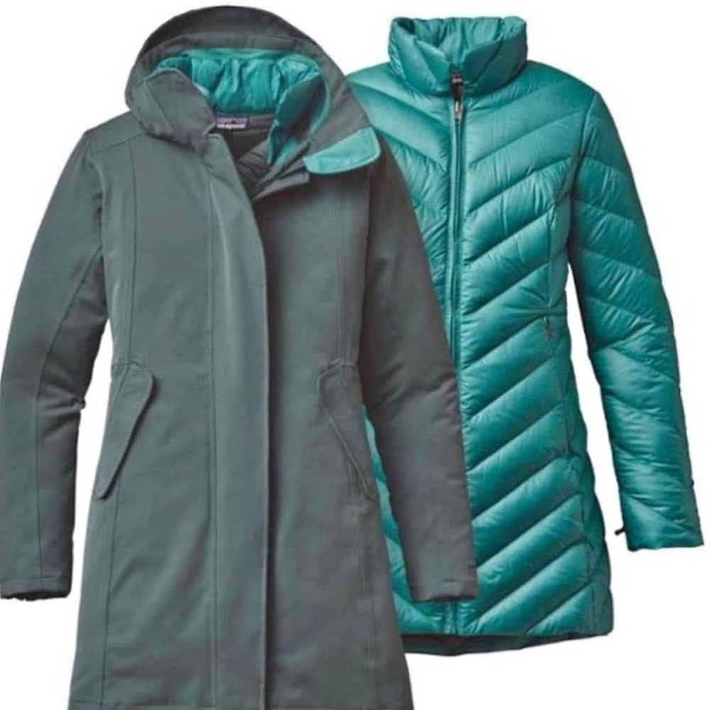 Patagonia Tres 3 in 1 parka women’s nouveau green xs
